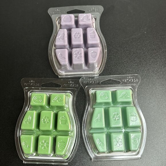 Scentsy Wax Bars Lot Key Lime & Grapefruit - Plum & White Woods - Blooming Marve - Picture 5 of 5